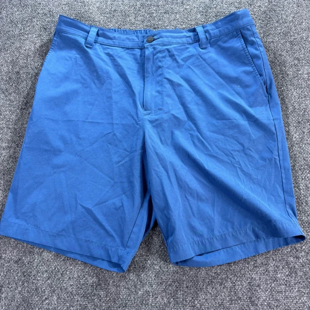 Banana Republic Performance Shorts Mens 38 Blue Ripstop Stretch Golf Active